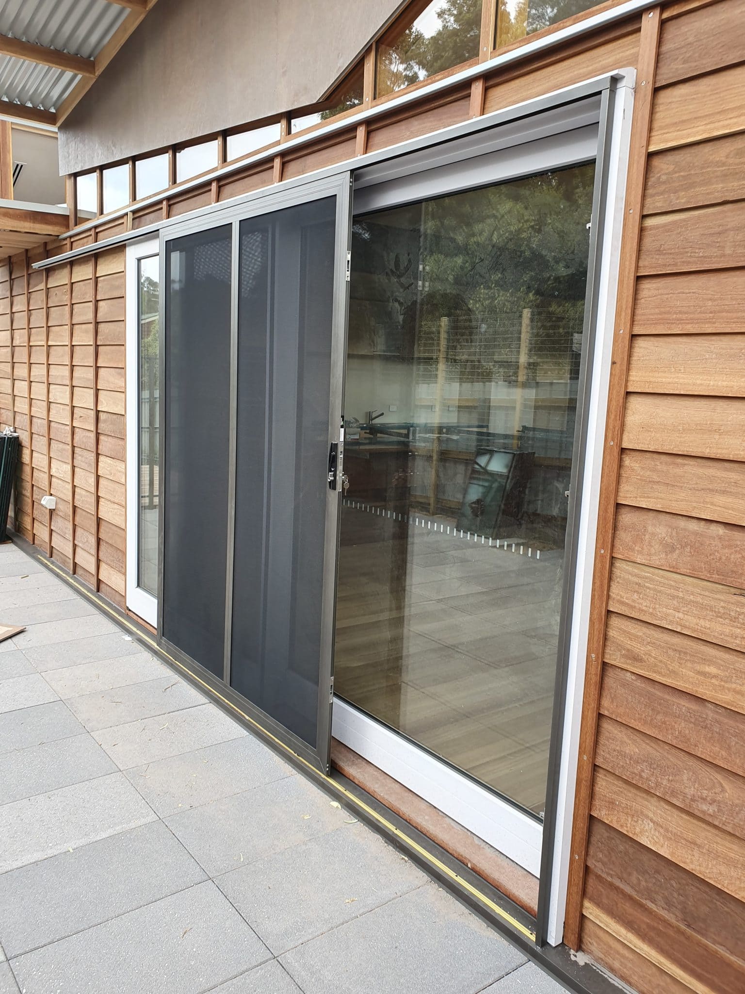 InvisiGard Security Doors Hammer Aluminium